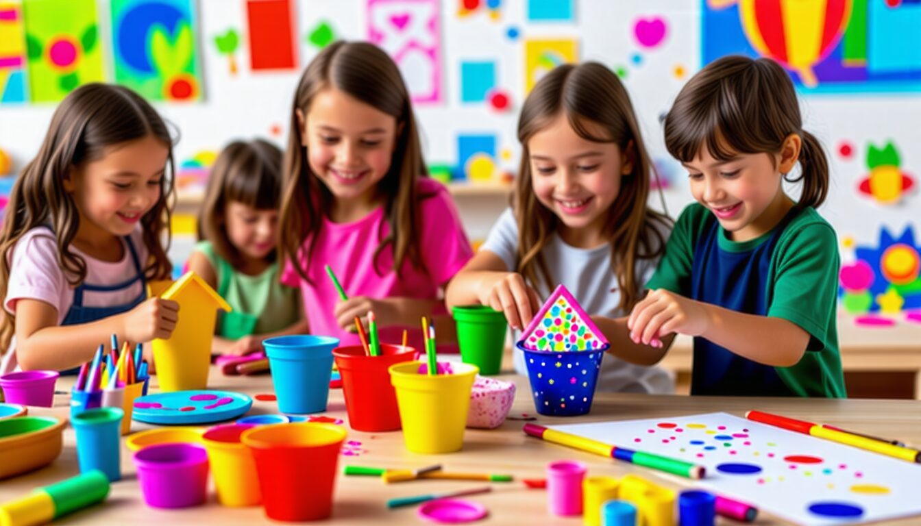 découvrez des idées de bricolage amusantes et créatives pour les enfants ! stimulez leur imagination avec des activités simples qui allient apprentissage et divertissement. idéal pour les journées pluvieuses ou les après-midis en famille.